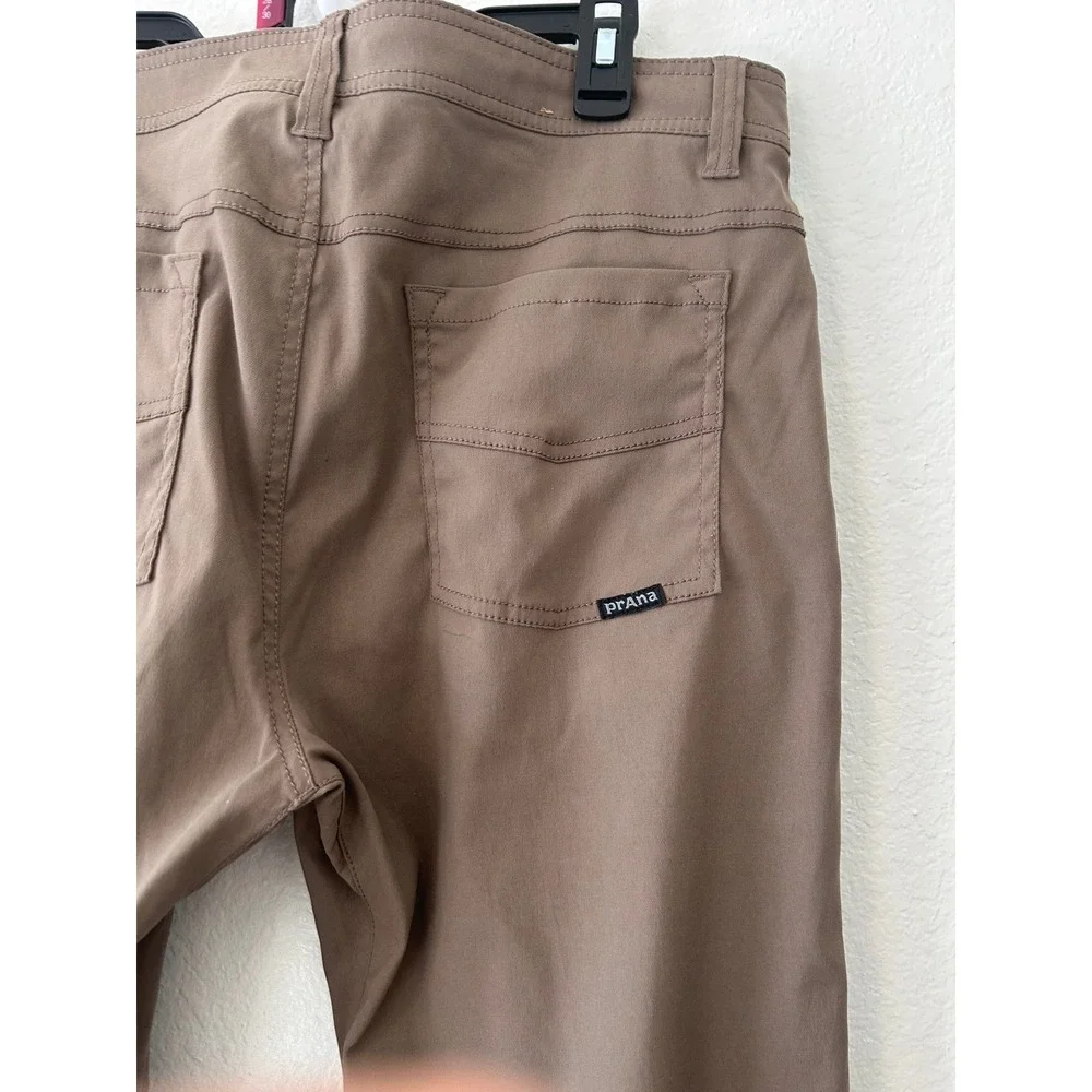 Prana Brion Hiking Outdoor Utility Pants in Brown SZ 34 - Picture 4 of 10